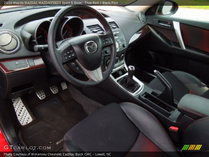 Black/Red Interior - 2010 MAZDA3 MAZDASPEED3 Sport 5 Door 