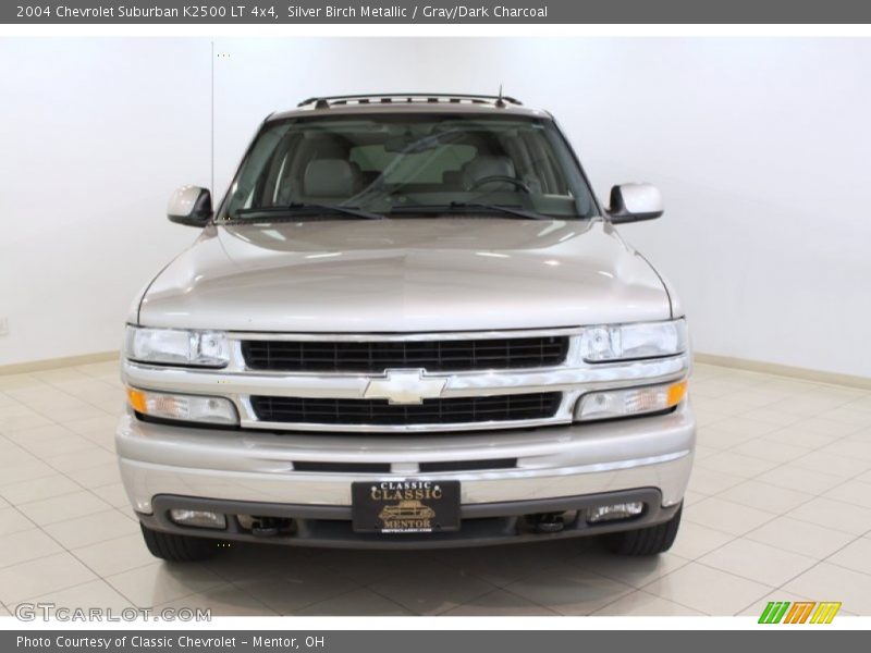 Silver Birch Metallic / Gray/Dark Charcoal 2004 Chevrolet Suburban K2500 LT 4x4