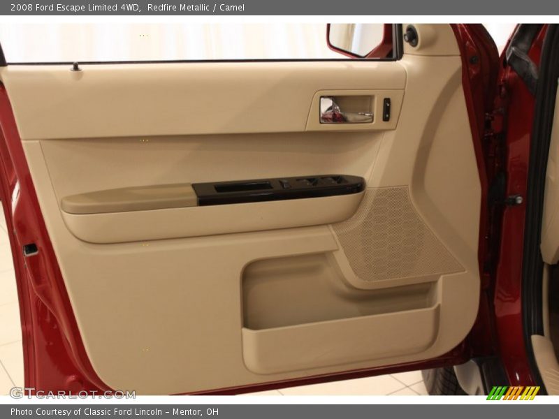 Redfire Metallic / Camel 2008 Ford Escape Limited 4WD
