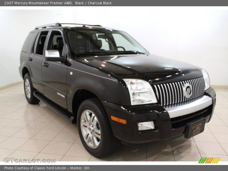 Black / Charcoal Black 2007 Mercury Mountaineer Premier AWD