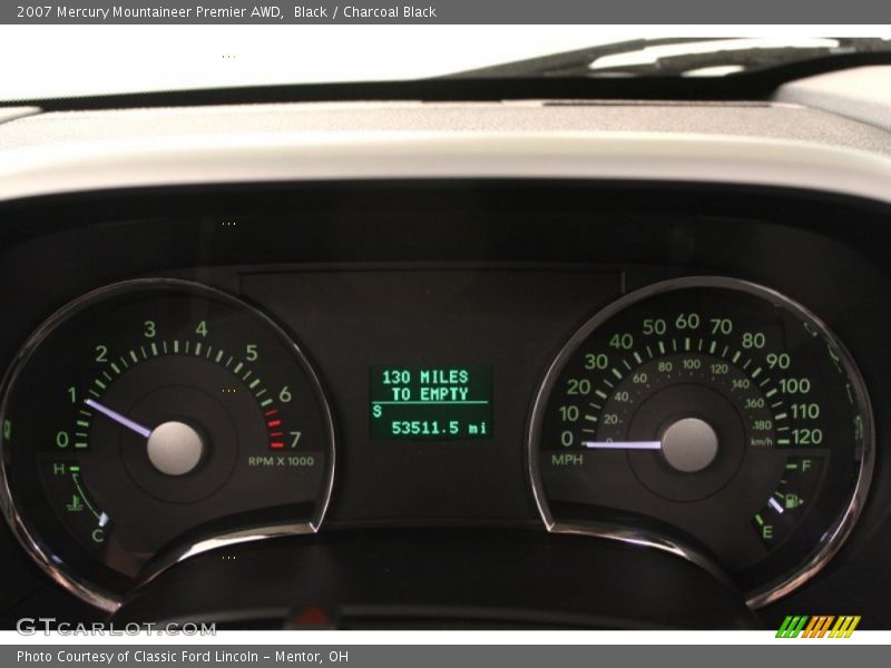 Black / Charcoal Black 2007 Mercury Mountaineer Premier AWD