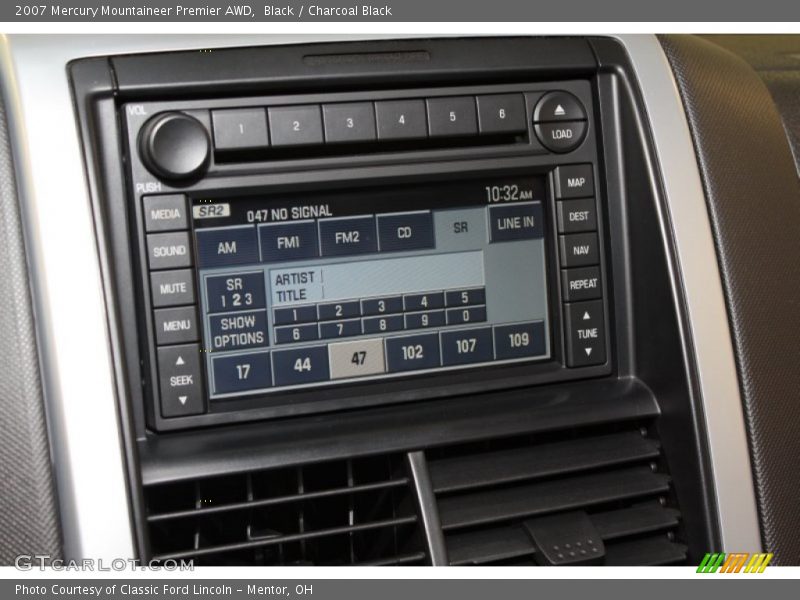 Black / Charcoal Black 2007 Mercury Mountaineer Premier AWD