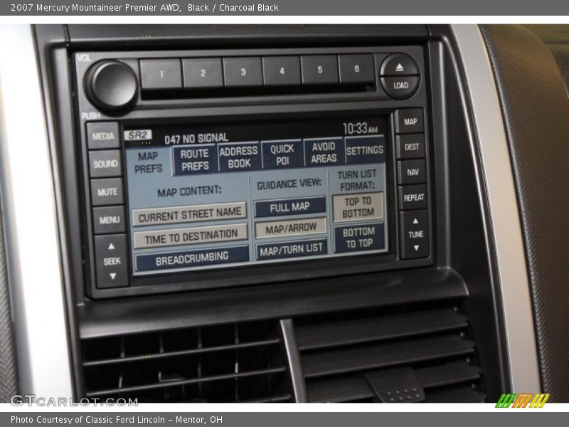 Black / Charcoal Black 2007 Mercury Mountaineer Premier AWD