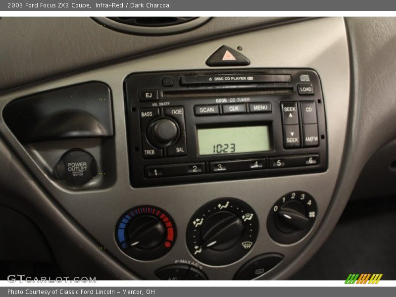 Infra-Red / Dark Charcoal 2003 Ford Focus ZX3 Coupe