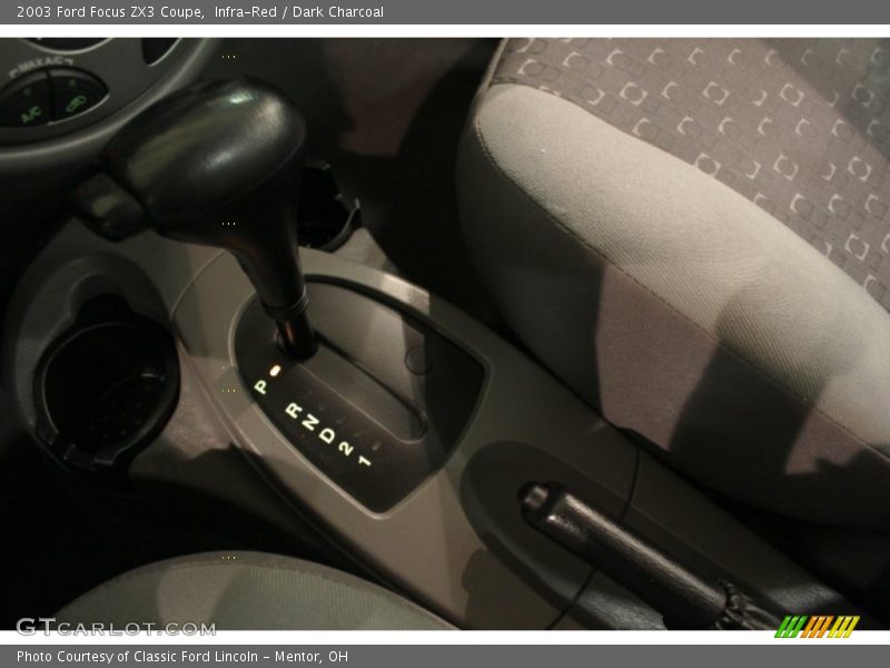 Infra-Red / Dark Charcoal 2003 Ford Focus ZX3 Coupe