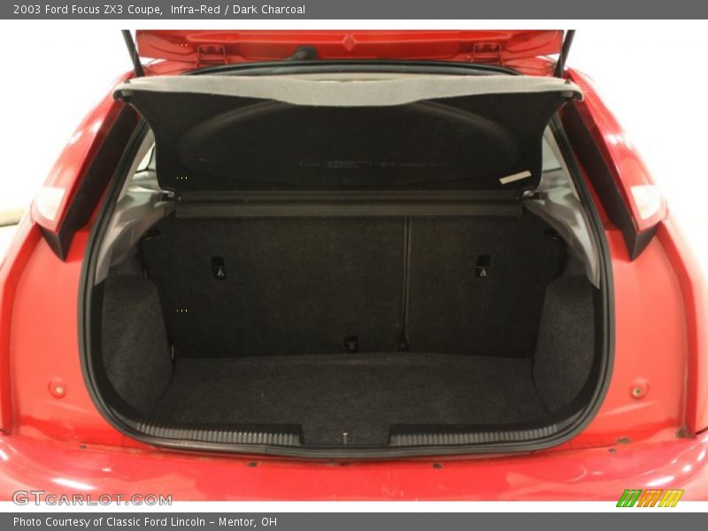 Infra-Red / Dark Charcoal 2003 Ford Focus ZX3 Coupe