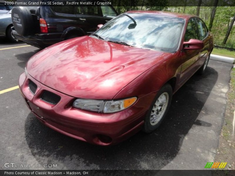 Redfire Metallic / Graphite 2000 Pontiac Grand Prix SE Sedan