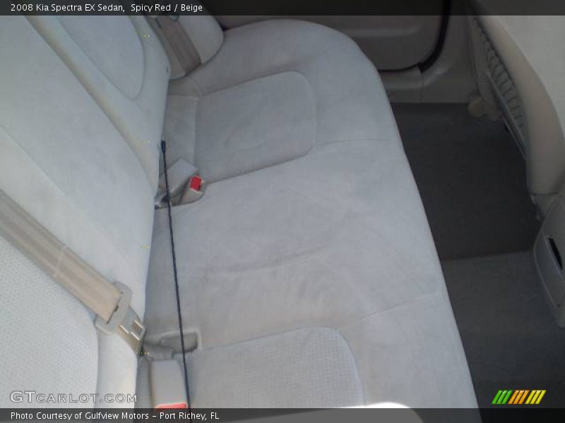 Spicy Red / Beige 2008 Kia Spectra EX Sedan