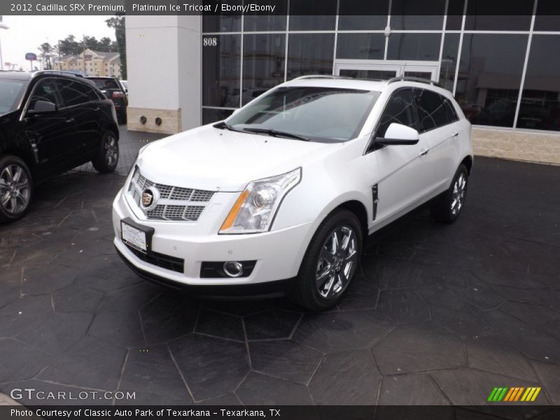 Platinum Ice Tricoat / Ebony/Ebony 2012 Cadillac SRX Premium