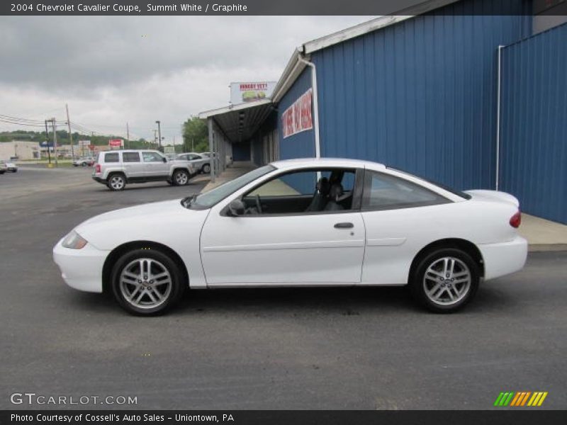 Summit White / Graphite 2004 Chevrolet Cavalier Coupe