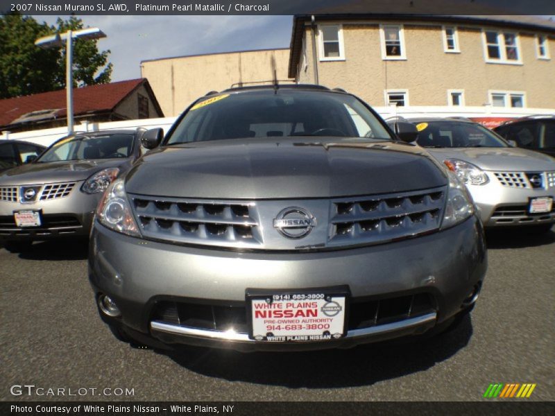Platinum Pearl Matallic / Charcoal 2007 Nissan Murano SL AWD
