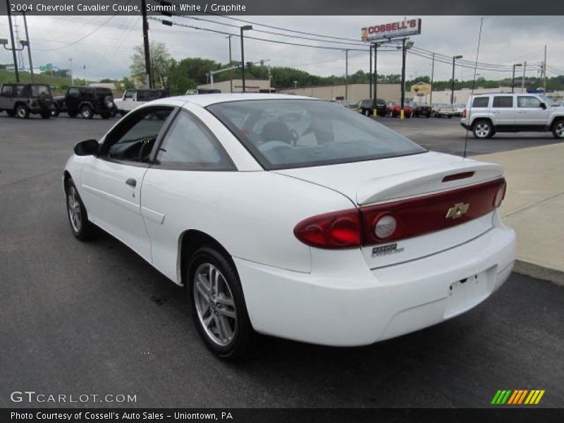 Summit White / Graphite 2004 Chevrolet Cavalier Coupe