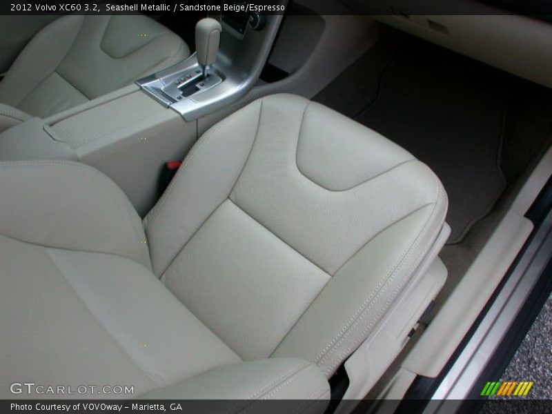 Seashell Metallic / Sandstone Beige/Espresso 2012 Volvo XC60 3.2