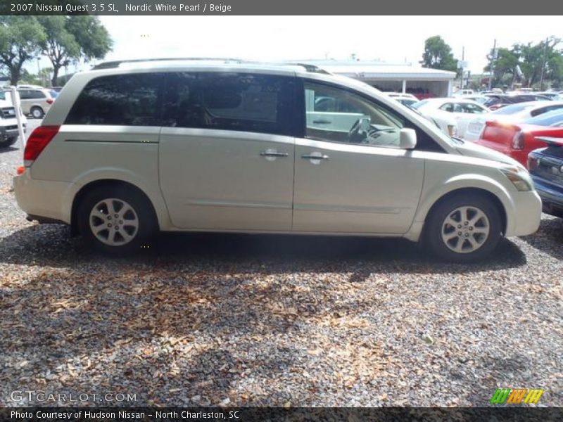 Nordic White Pearl / Beige 2007 Nissan Quest 3.5 SL