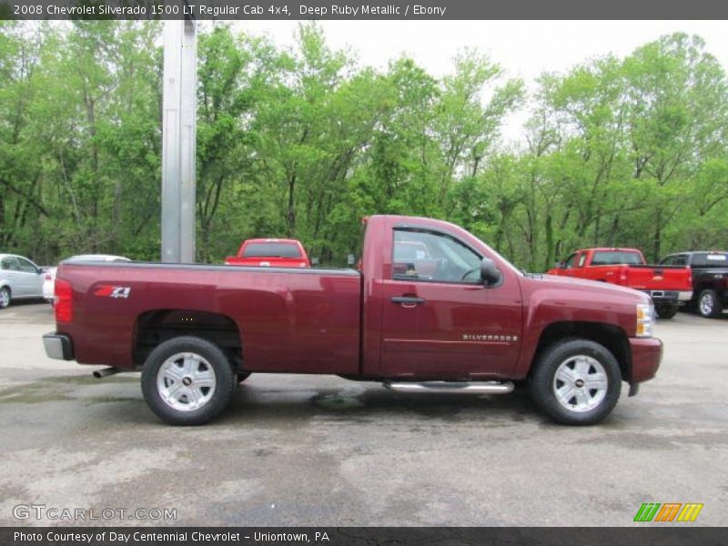 Deep Ruby Metallic / Ebony 2008 Chevrolet Silverado 1500 LT Regular Cab 4x4