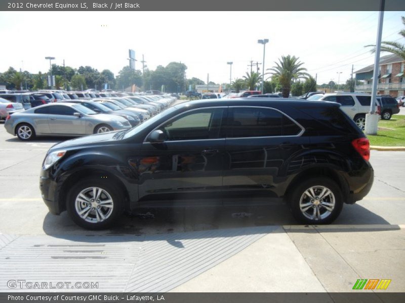 Black / Jet Black 2012 Chevrolet Equinox LS