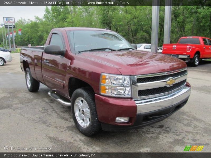 Deep Ruby Metallic / Ebony 2008 Chevrolet Silverado 1500 LT Regular Cab 4x4