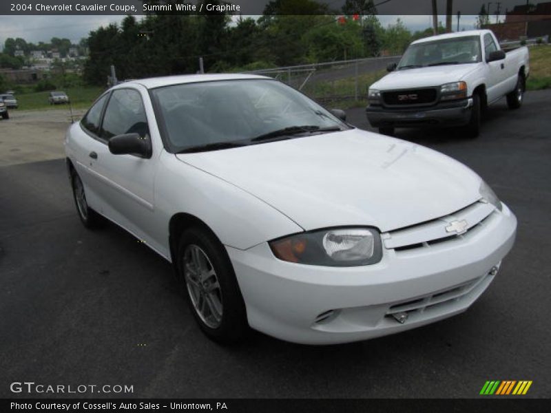 Summit White / Graphite 2004 Chevrolet Cavalier Coupe