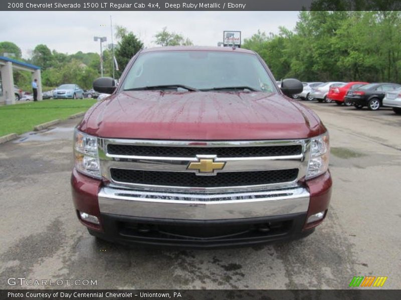Deep Ruby Metallic / Ebony 2008 Chevrolet Silverado 1500 LT Regular Cab 4x4