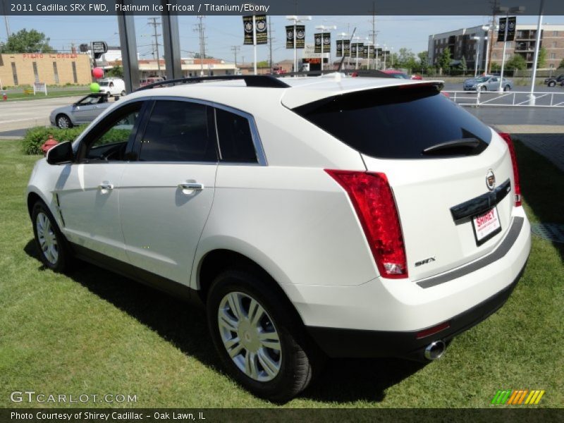 Platinum Ice Tricoat / Titanium/Ebony 2011 Cadillac SRX FWD