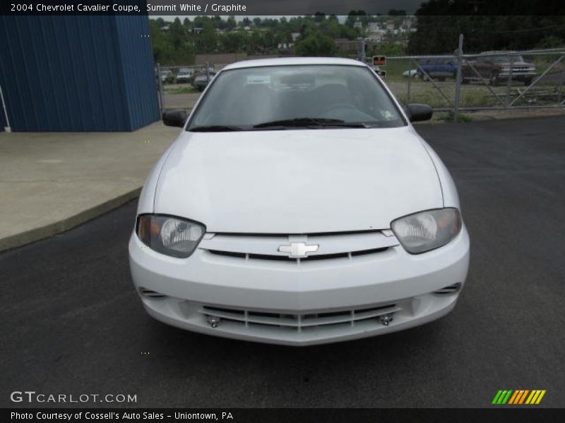 Summit White / Graphite 2004 Chevrolet Cavalier Coupe