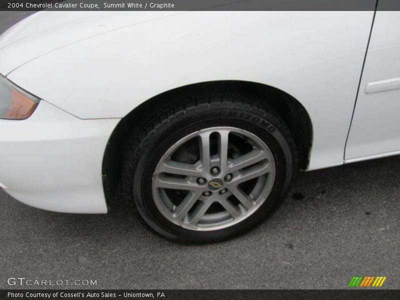 Summit White / Graphite 2004 Chevrolet Cavalier Coupe