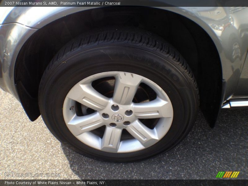 Platinum Pearl Matallic / Charcoal 2007 Nissan Murano SL AWD