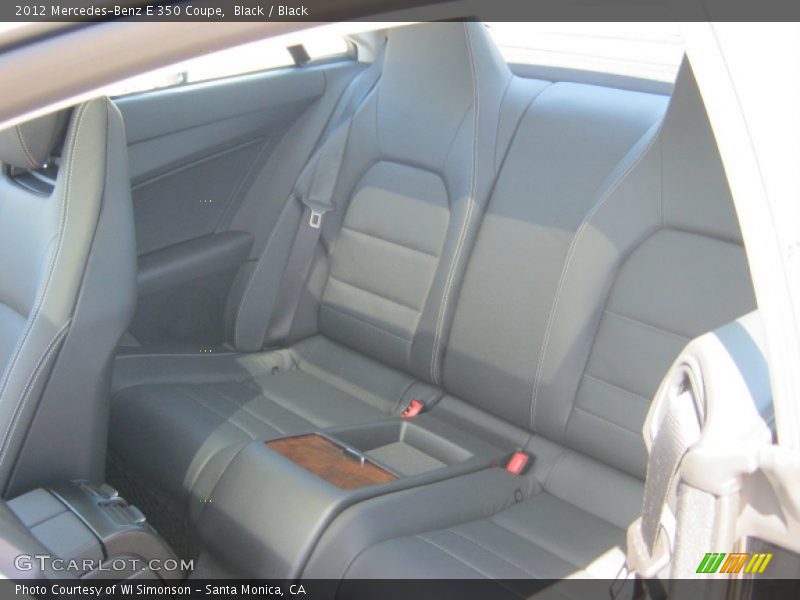 Black / Black 2012 Mercedes-Benz E 350 Coupe