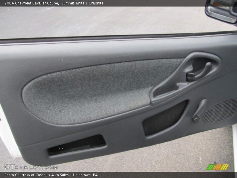 Summit White / Graphite 2004 Chevrolet Cavalier Coupe