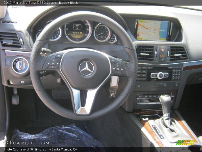 Black / Black 2012 Mercedes-Benz E 350 Coupe