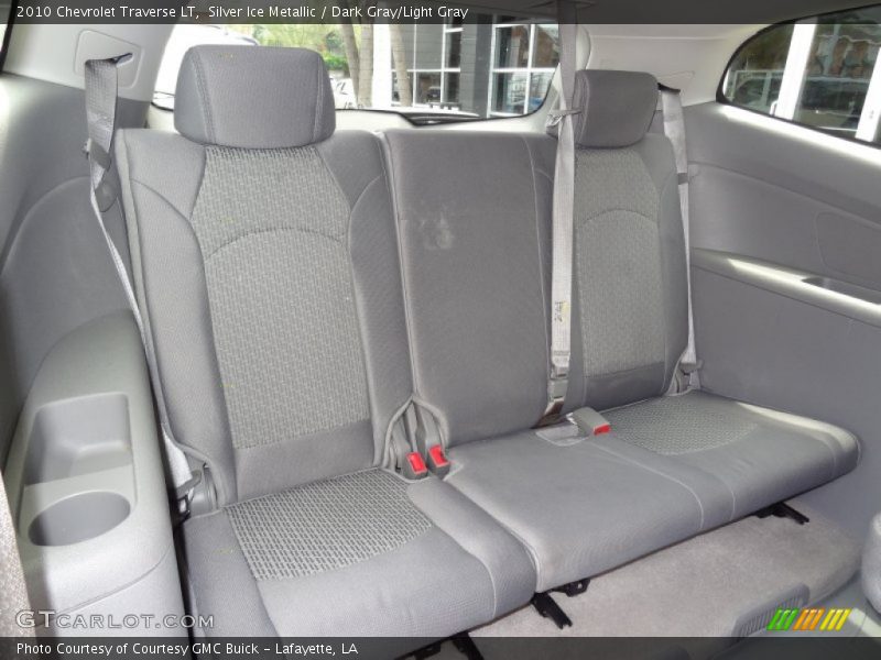 Silver Ice Metallic / Dark Gray/Light Gray 2010 Chevrolet Traverse LT