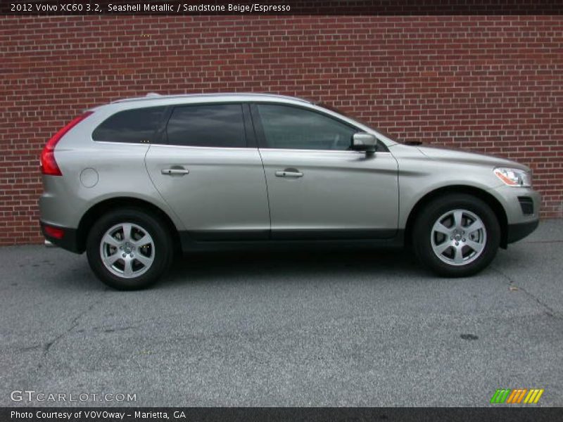 Seashell Metallic / Sandstone Beige/Espresso 2012 Volvo XC60 3.2
