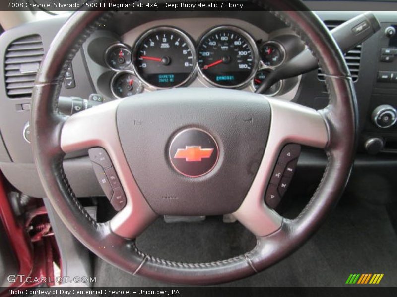 Deep Ruby Metallic / Ebony 2008 Chevrolet Silverado 1500 LT Regular Cab 4x4