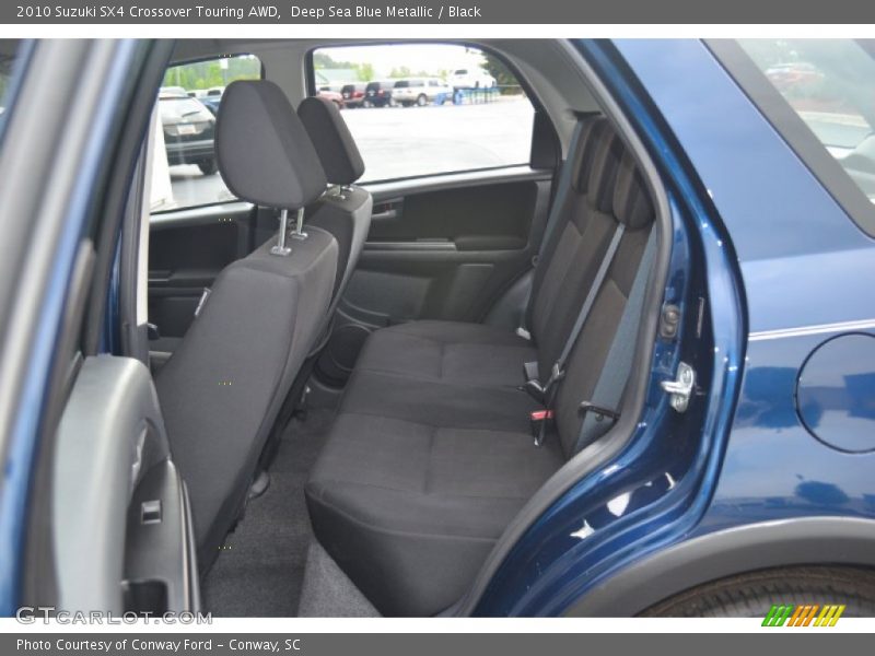 Deep Sea Blue Metallic / Black 2010 Suzuki SX4 Crossover Touring AWD