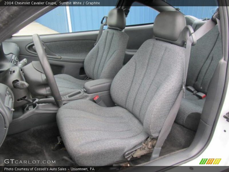 Summit White / Graphite 2004 Chevrolet Cavalier Coupe
