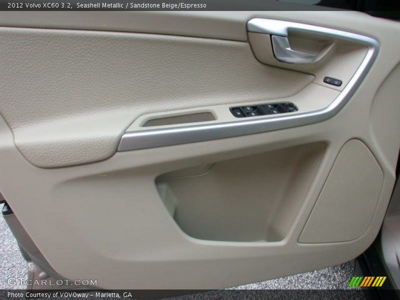 Seashell Metallic / Sandstone Beige/Espresso 2012 Volvo XC60 3.2
