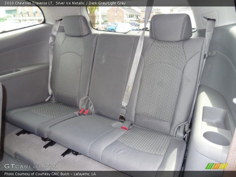 Silver Ice Metallic / Dark Gray/Light Gray 2010 Chevrolet Traverse LT