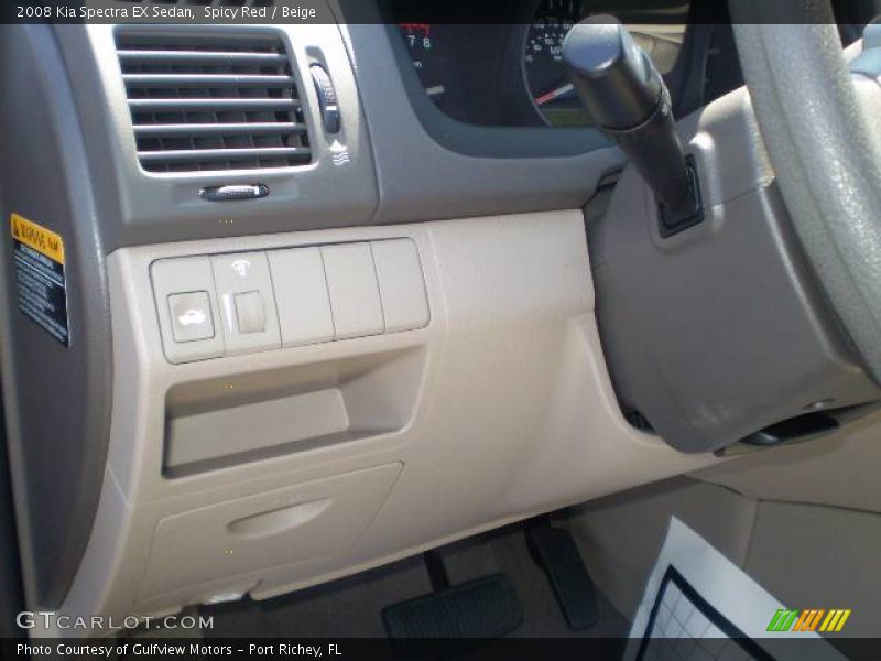 Spicy Red / Beige 2008 Kia Spectra EX Sedan