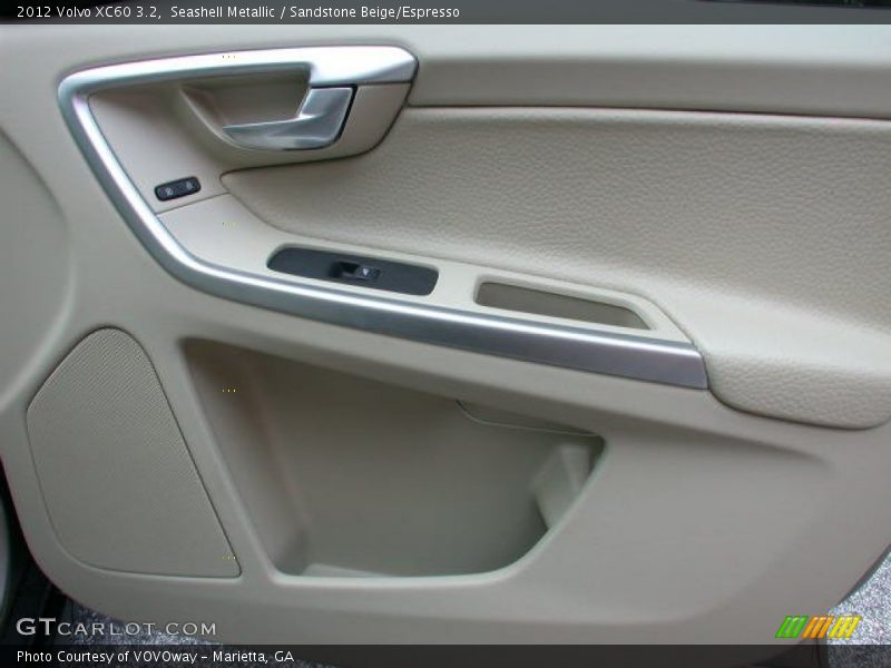 Seashell Metallic / Sandstone Beige/Espresso 2012 Volvo XC60 3.2