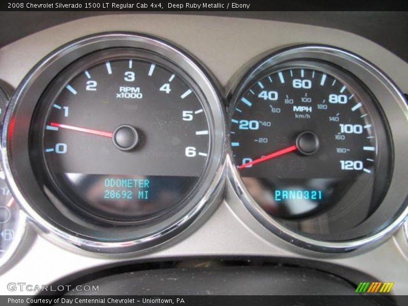 Deep Ruby Metallic / Ebony 2008 Chevrolet Silverado 1500 LT Regular Cab 4x4