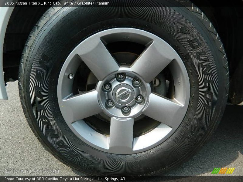 White / Graphite/Titanium 2005 Nissan Titan XE King Cab