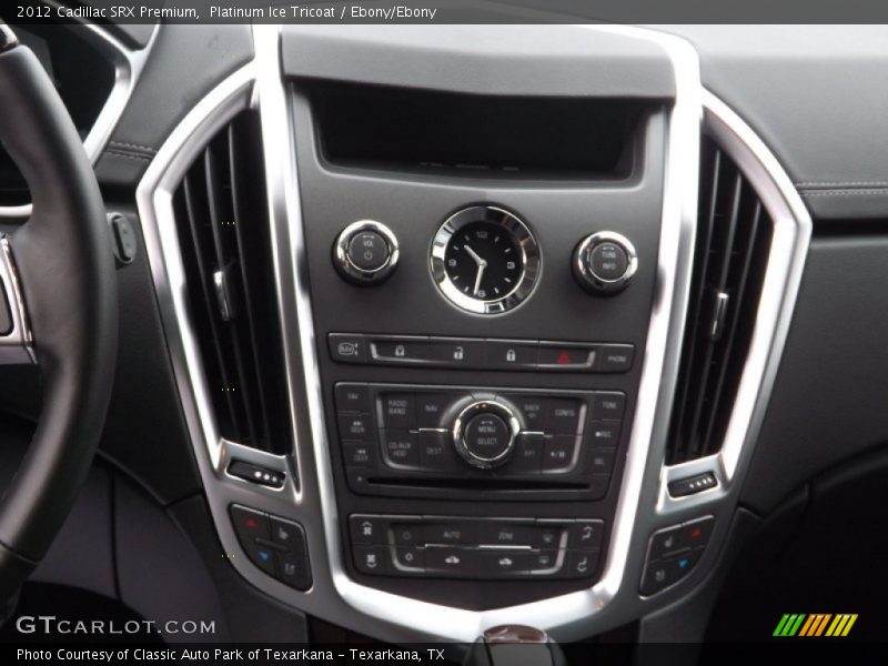 Platinum Ice Tricoat / Ebony/Ebony 2012 Cadillac SRX Premium