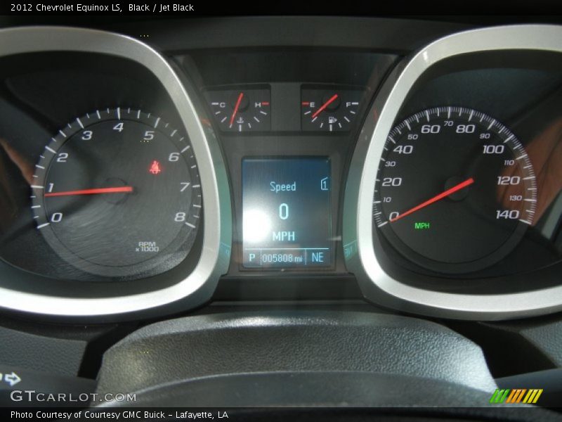 Black / Jet Black 2012 Chevrolet Equinox LS