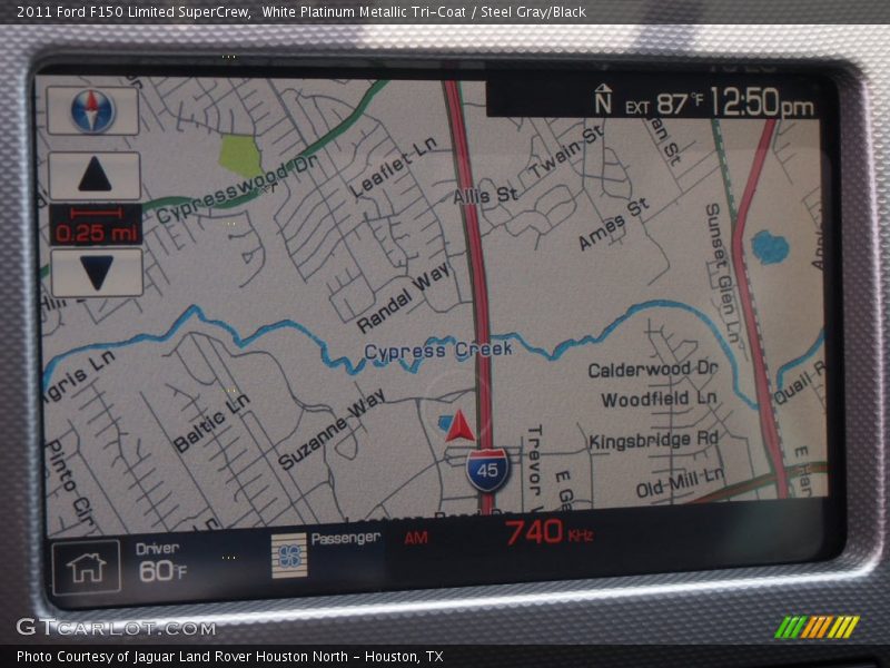 Navigation of 2011 F150 Limited SuperCrew