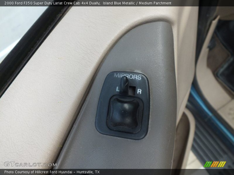 Island Blue Metallic / Medium Parchment 2000 Ford F350 Super Duty Lariat Crew Cab 4x4 Dually