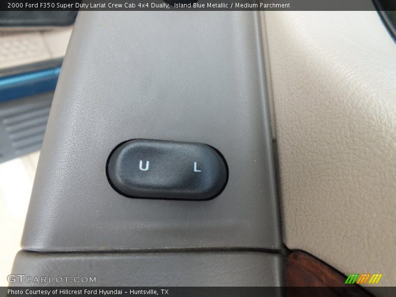 Island Blue Metallic / Medium Parchment 2000 Ford F350 Super Duty Lariat Crew Cab 4x4 Dually