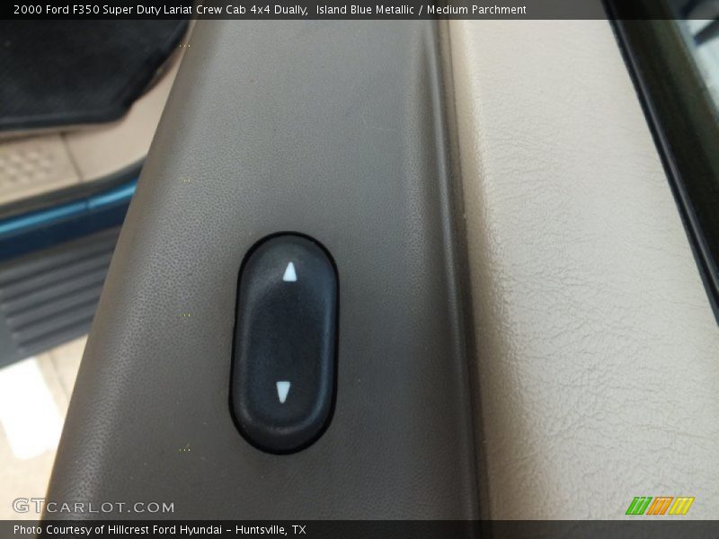 Island Blue Metallic / Medium Parchment 2000 Ford F350 Super Duty Lariat Crew Cab 4x4 Dually