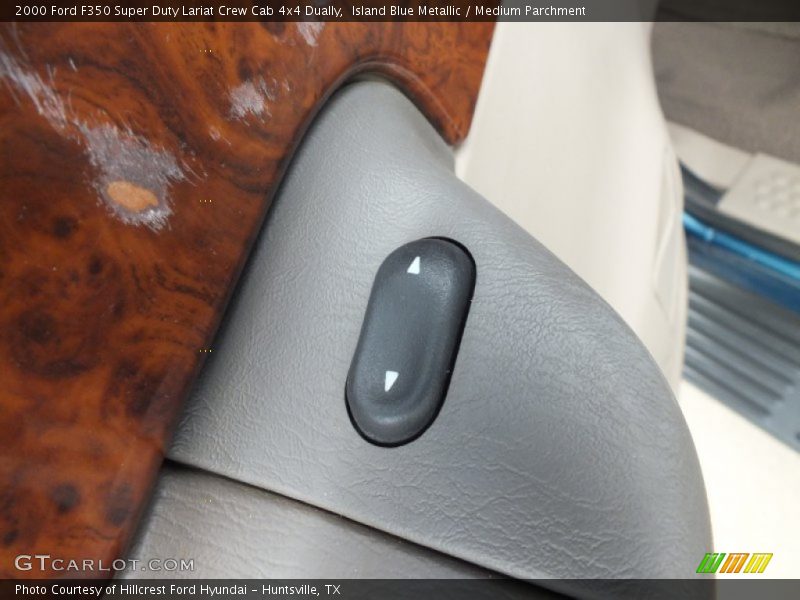 Island Blue Metallic / Medium Parchment 2000 Ford F350 Super Duty Lariat Crew Cab 4x4 Dually