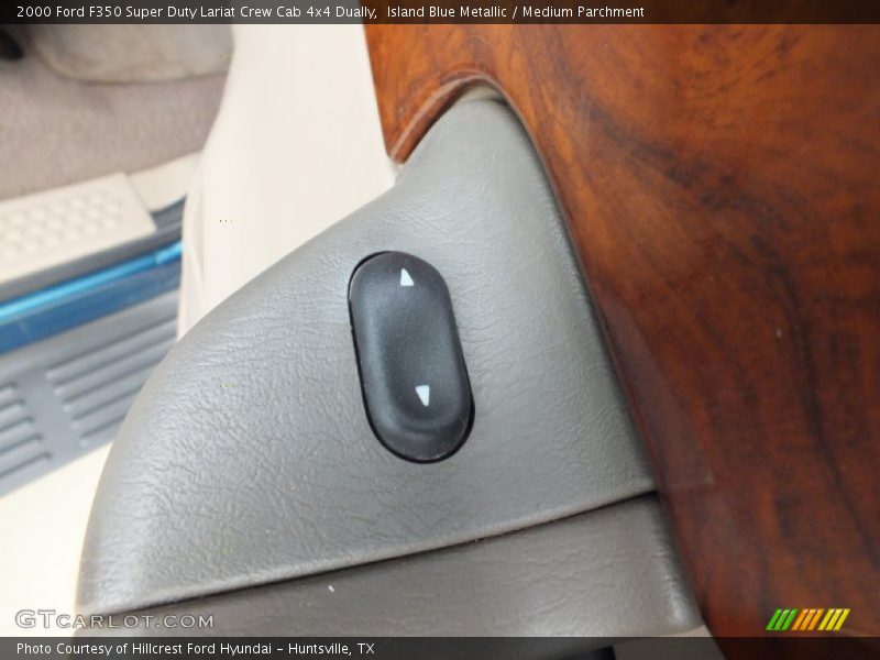 Island Blue Metallic / Medium Parchment 2000 Ford F350 Super Duty Lariat Crew Cab 4x4 Dually