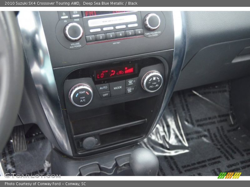 Deep Sea Blue Metallic / Black 2010 Suzuki SX4 Crossover Touring AWD